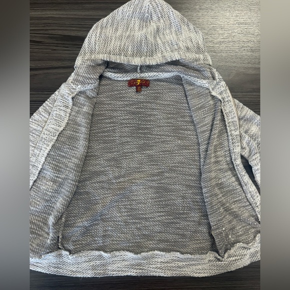 Seven7 Heathered Gray Kids Hoodie 3T - Picture 3 of 9